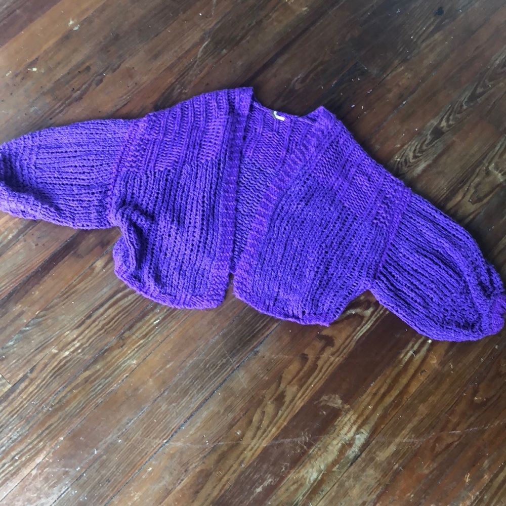 Free people open sweater